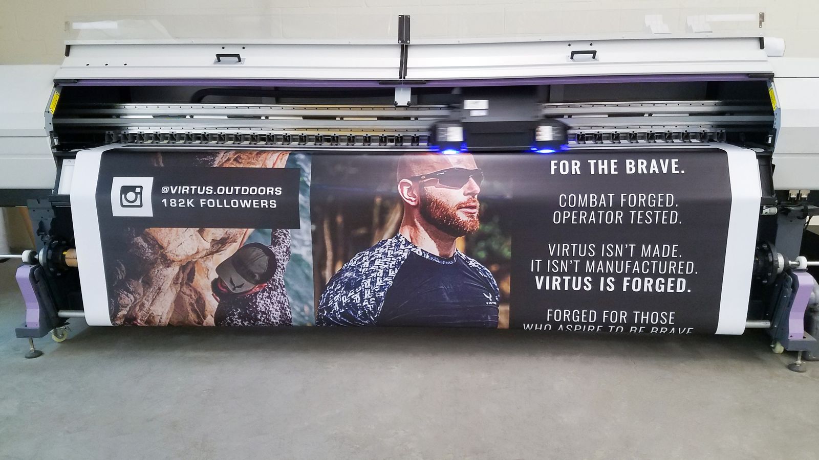 Virtus banner printing