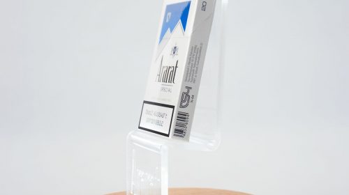 Wooden and plexi stand sign