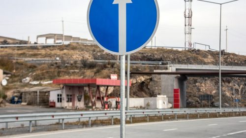aluminum directional sign