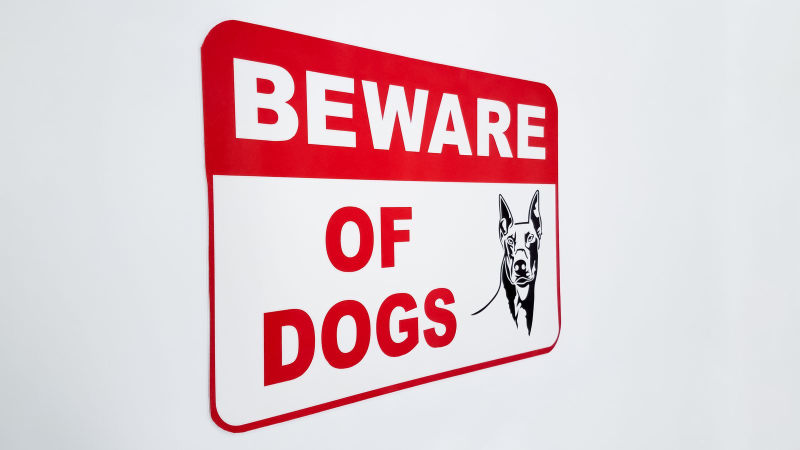 beware of dogs sign