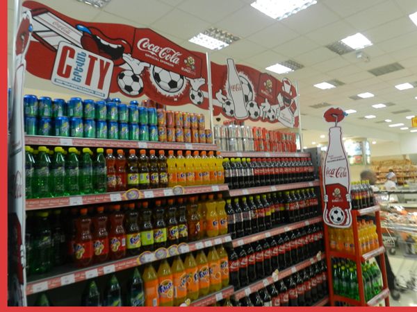 coca-cola promotional pvc signs