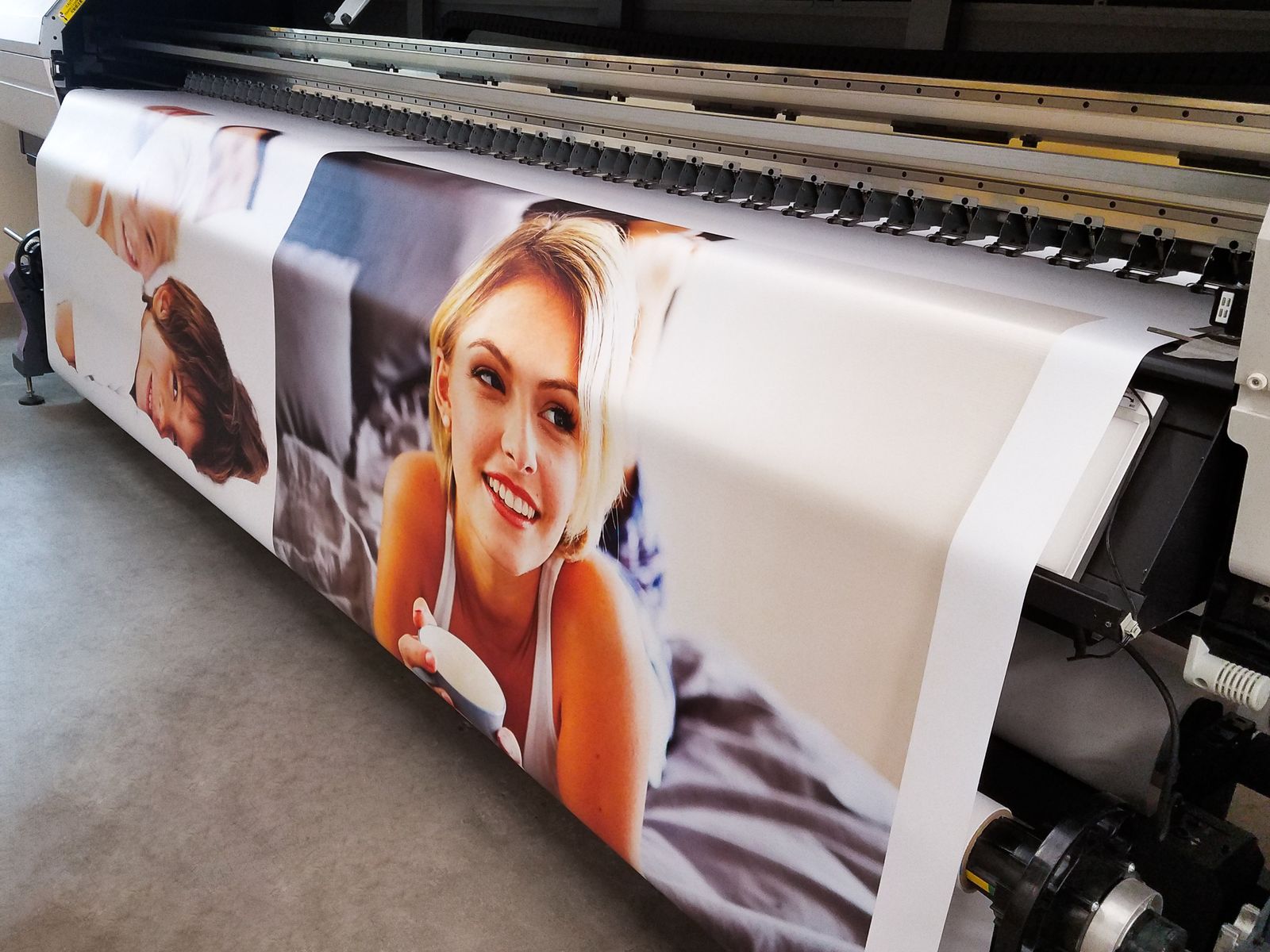 custom banner printing process