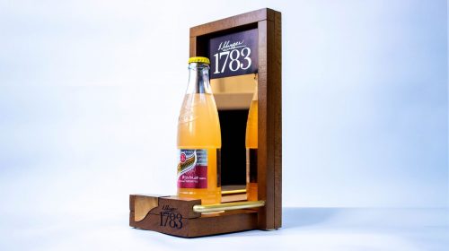 custom schweppes stand