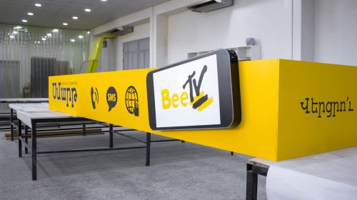 custom sign made of PVC and dibond