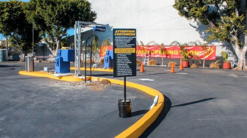 dibond stand sign
