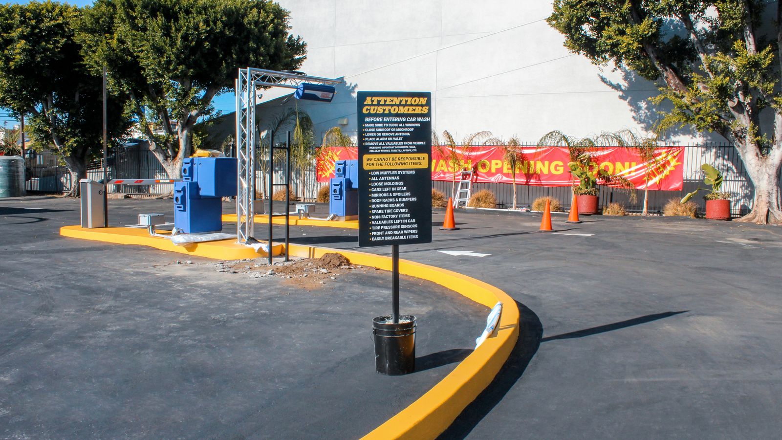 dibond stand sign