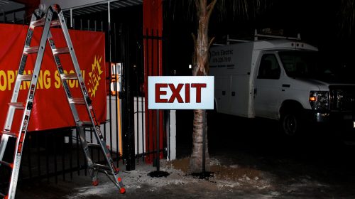 exit channel letters