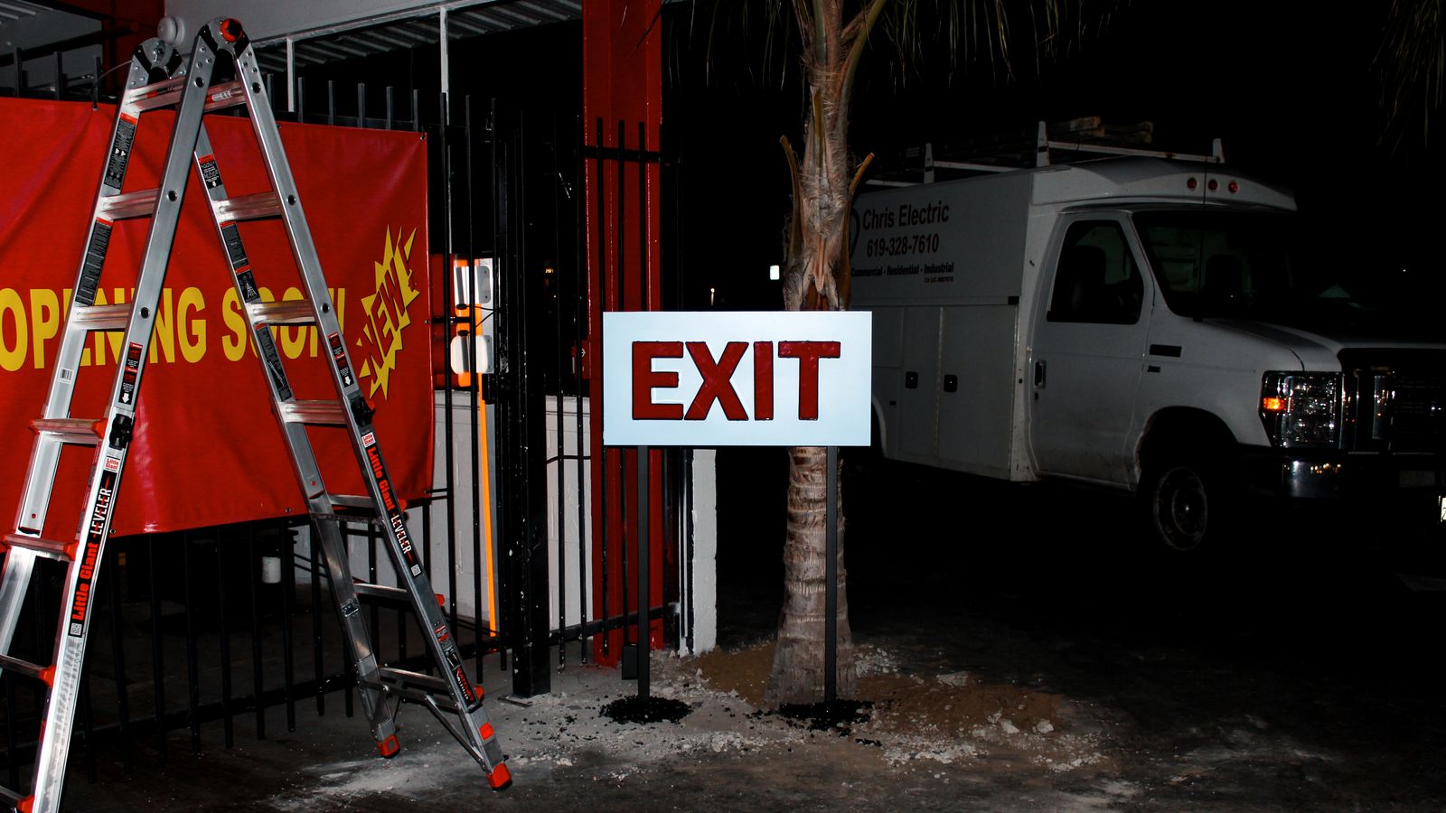 exit channel letters