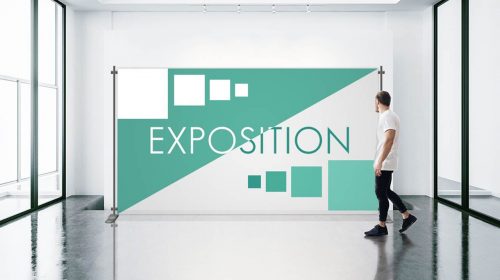 exposition banner sign