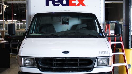 fedex truck wrap