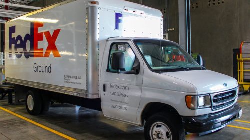 fedex vehicle wrap