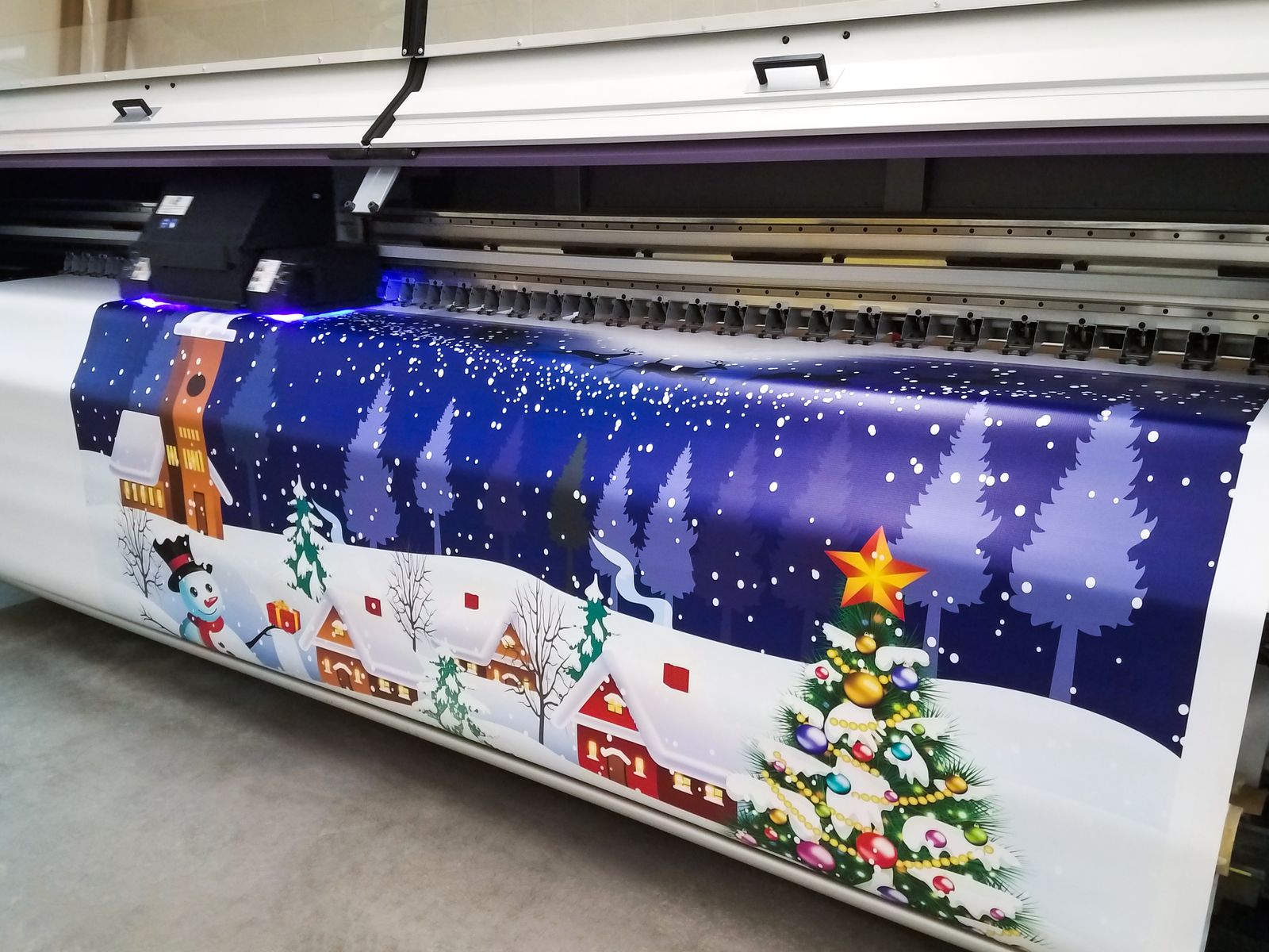 festive banner printing