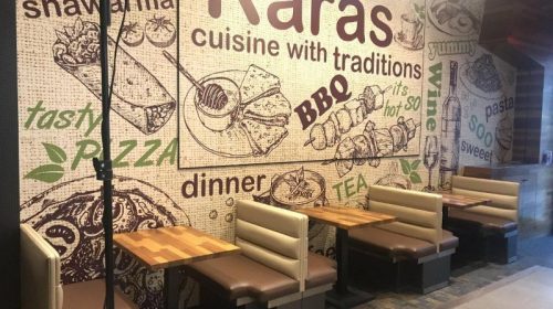 interior decals for restaurant