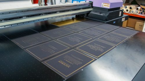 large format uv printing process