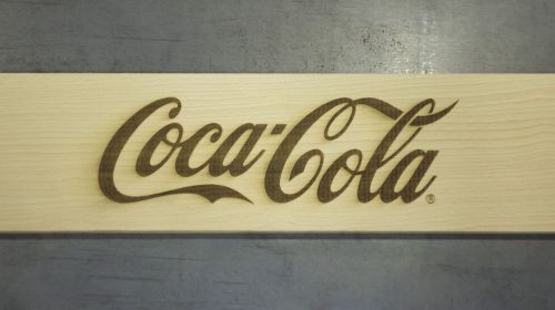 laser engraved wooden sign