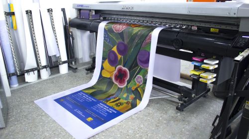 opaque vinyl printing process