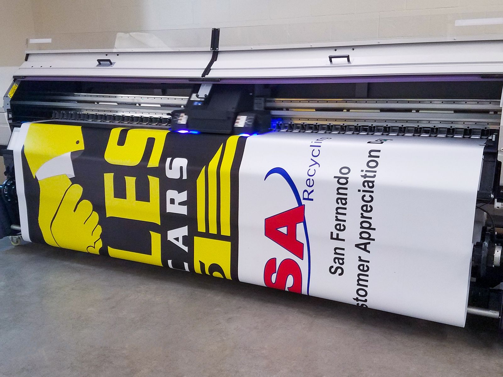 printing a custom banner