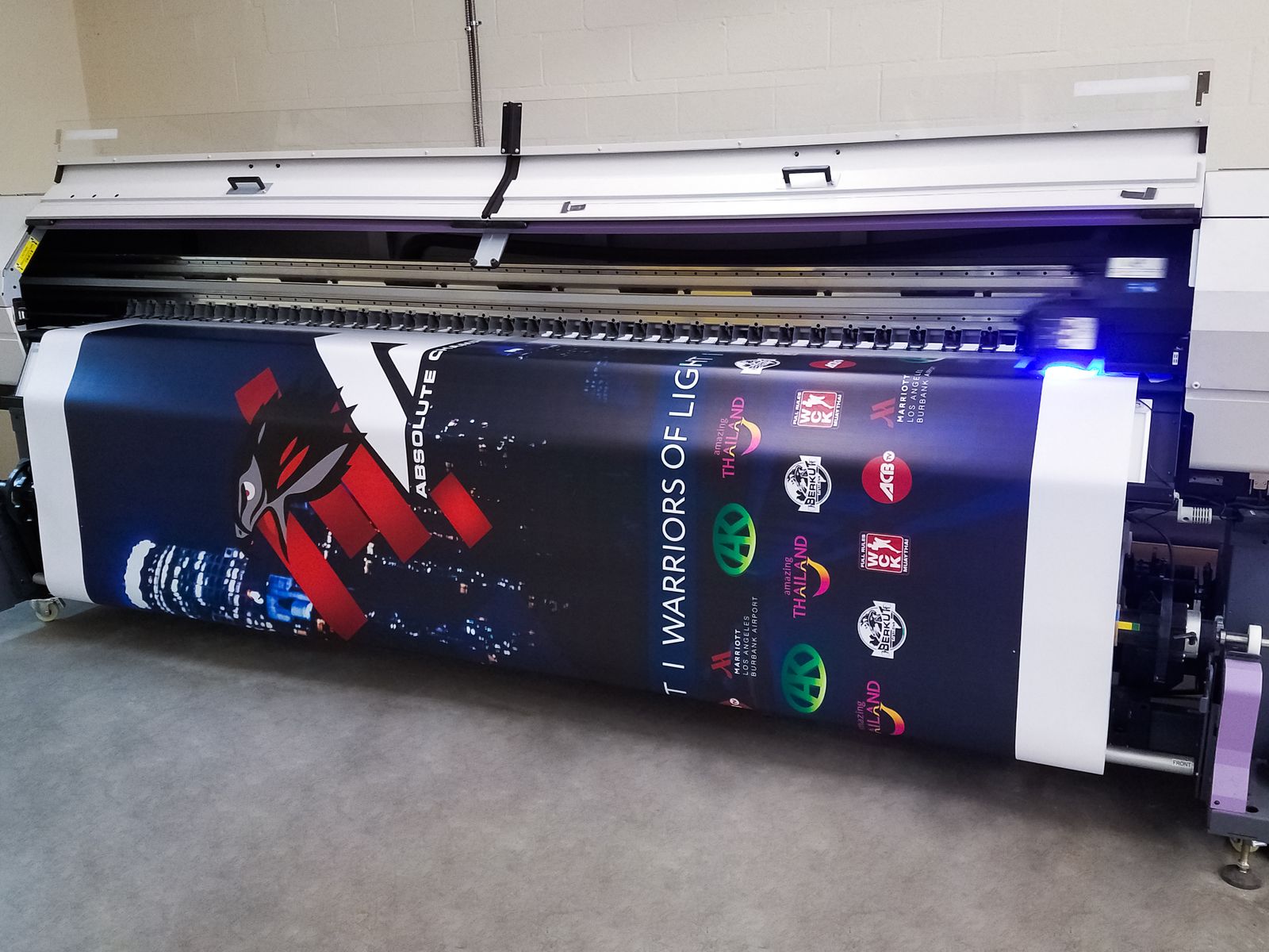 promotional banner printing process