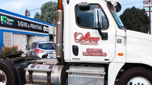 truck wrapping process