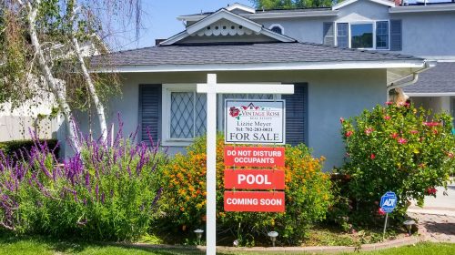 unique Real estate sign made of wood
