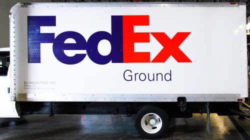 vehicle wrap for fedex