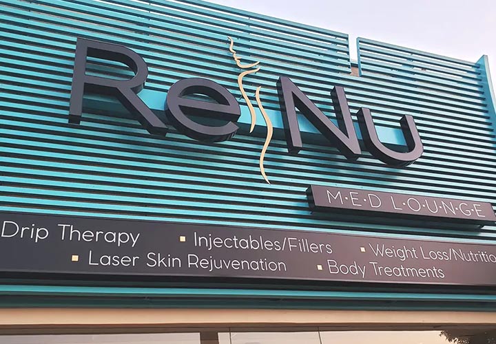 ReNu illuminated display in a popular style used at trade show exhibits