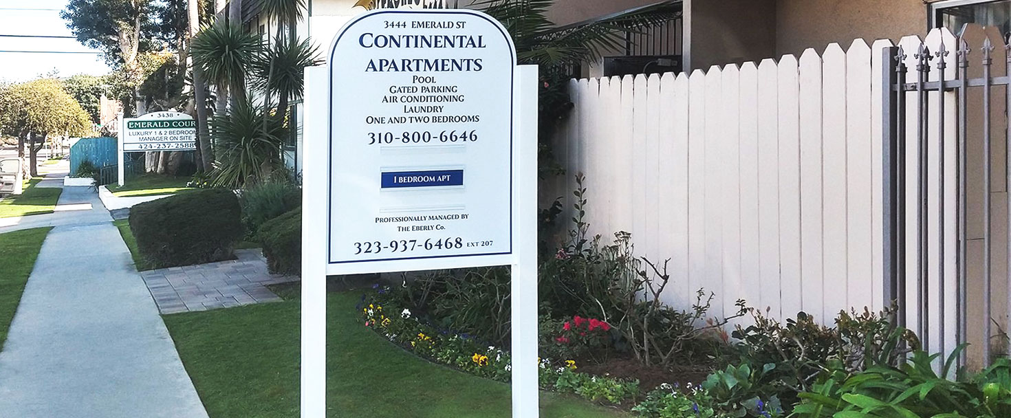 continental-apartments-real-estate-sign
