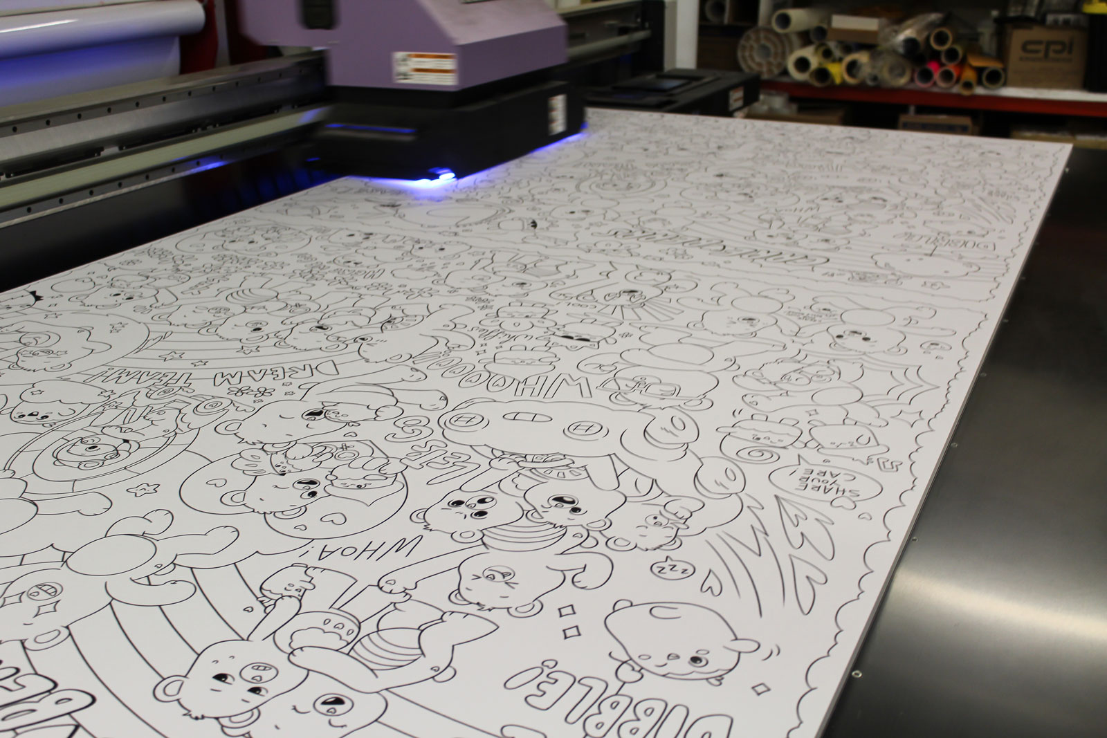 gatorboard sign printing process