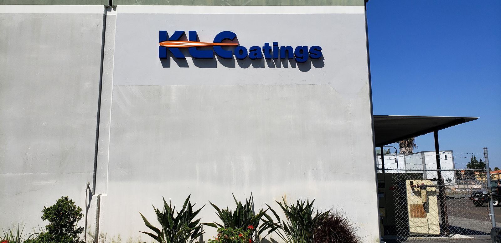 KLC coatings logo sign