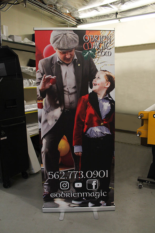 promotional retractable banner