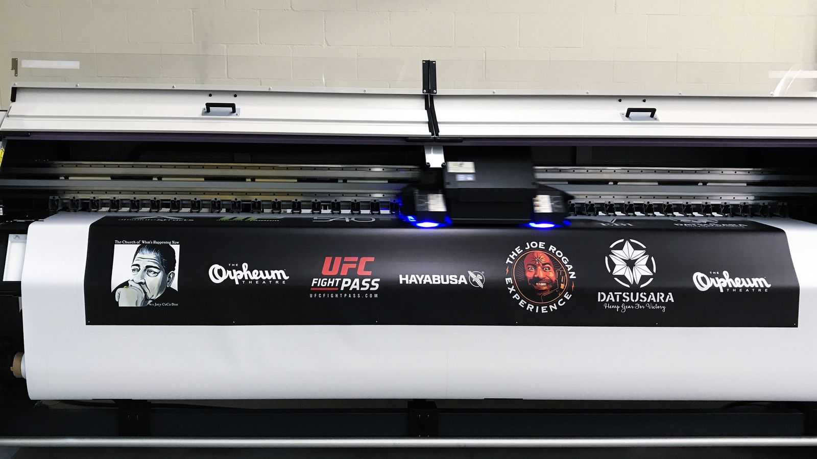 UFC banner printing