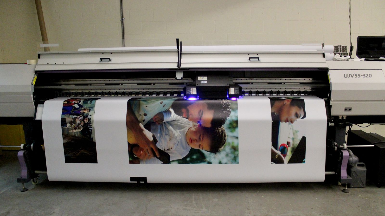 banner with personal images