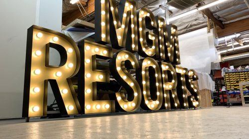 big marquee letters