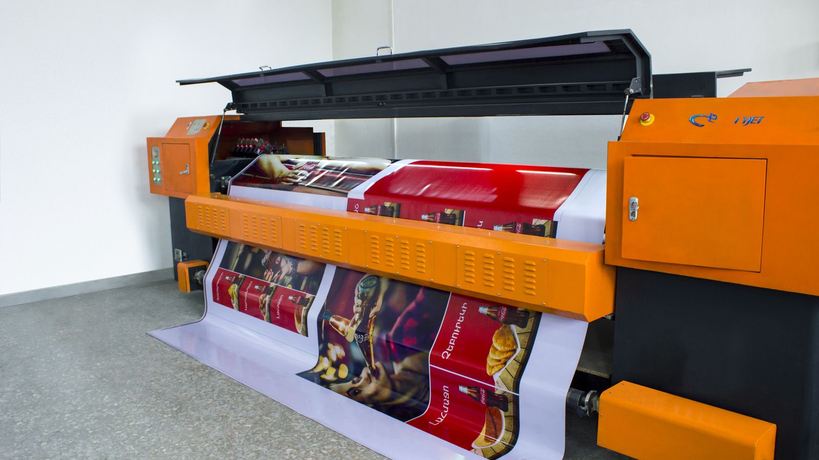 coca cola banner printing