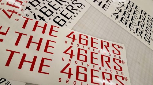 custom opaque vinyl lettering