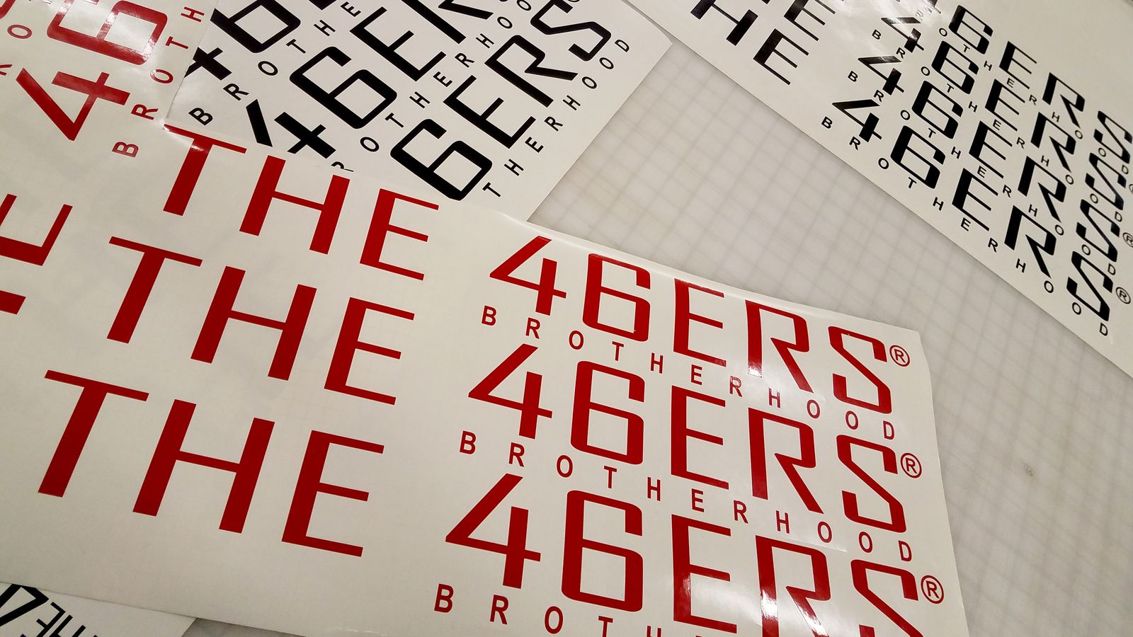 custom opaque vinyl lettering