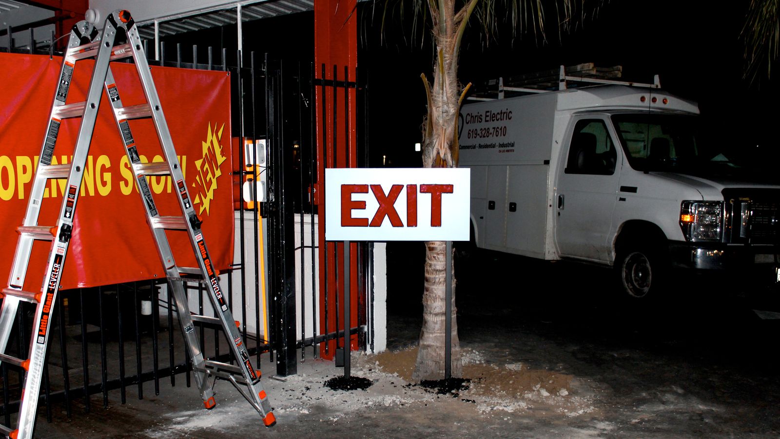 exit channel letters