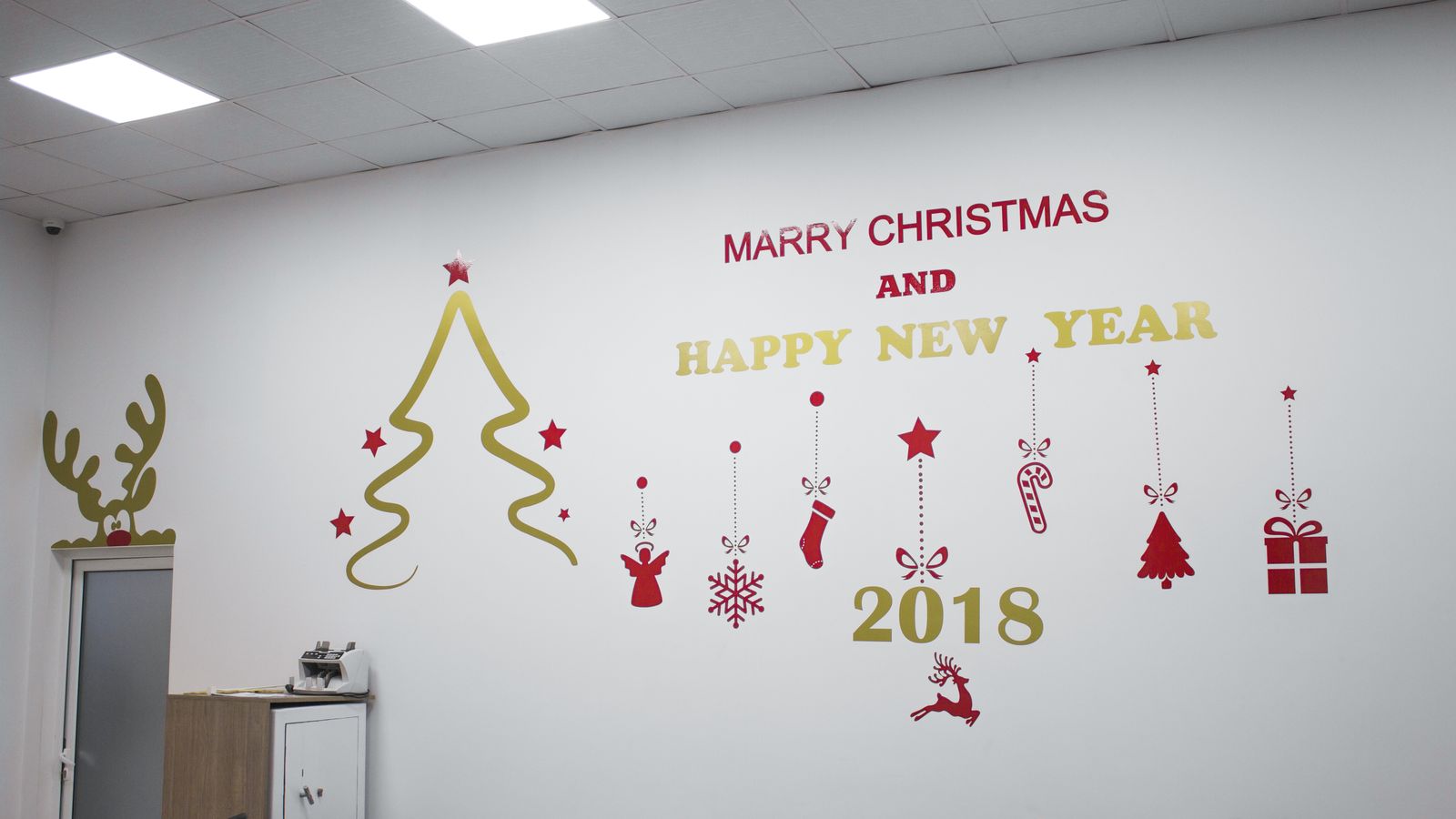 festive wall decals
