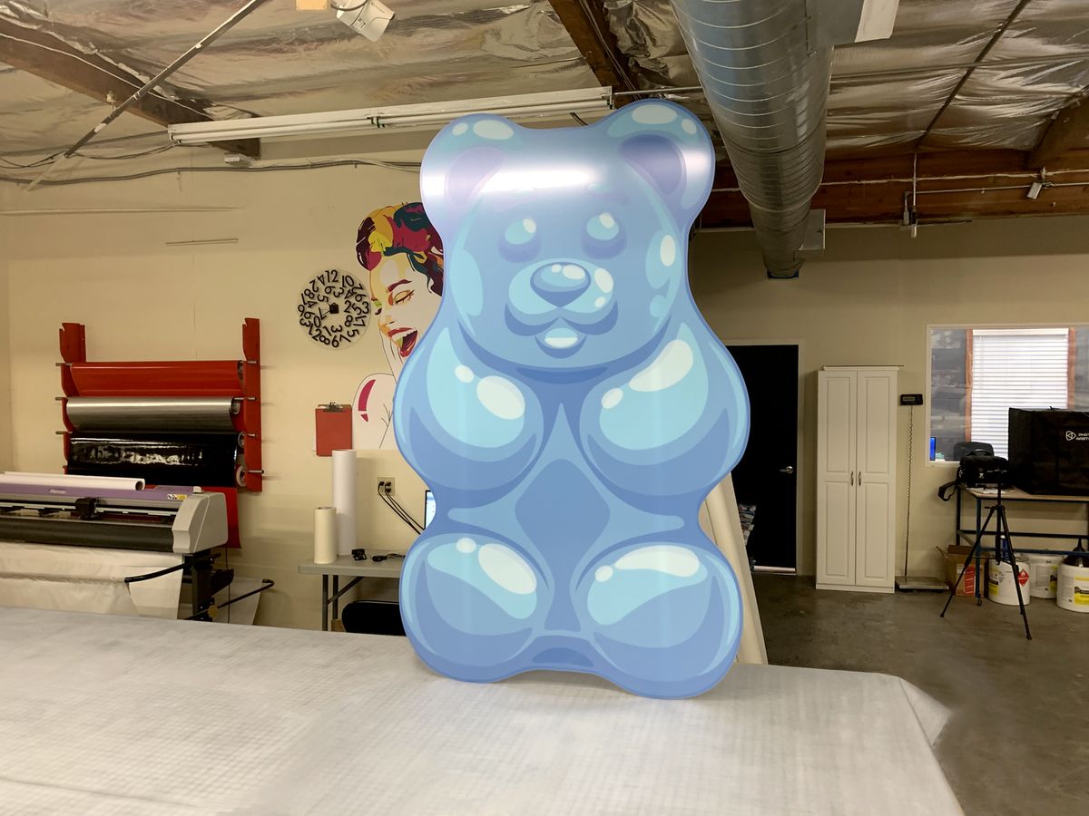 gummy bear stand