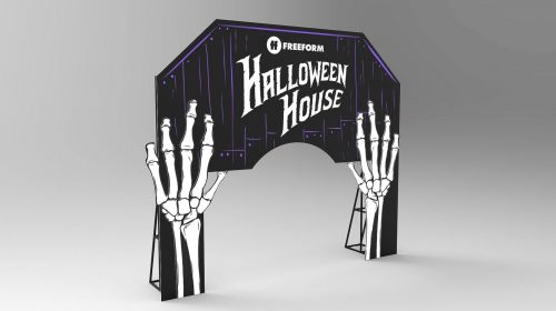 halloween stand 3d modeling