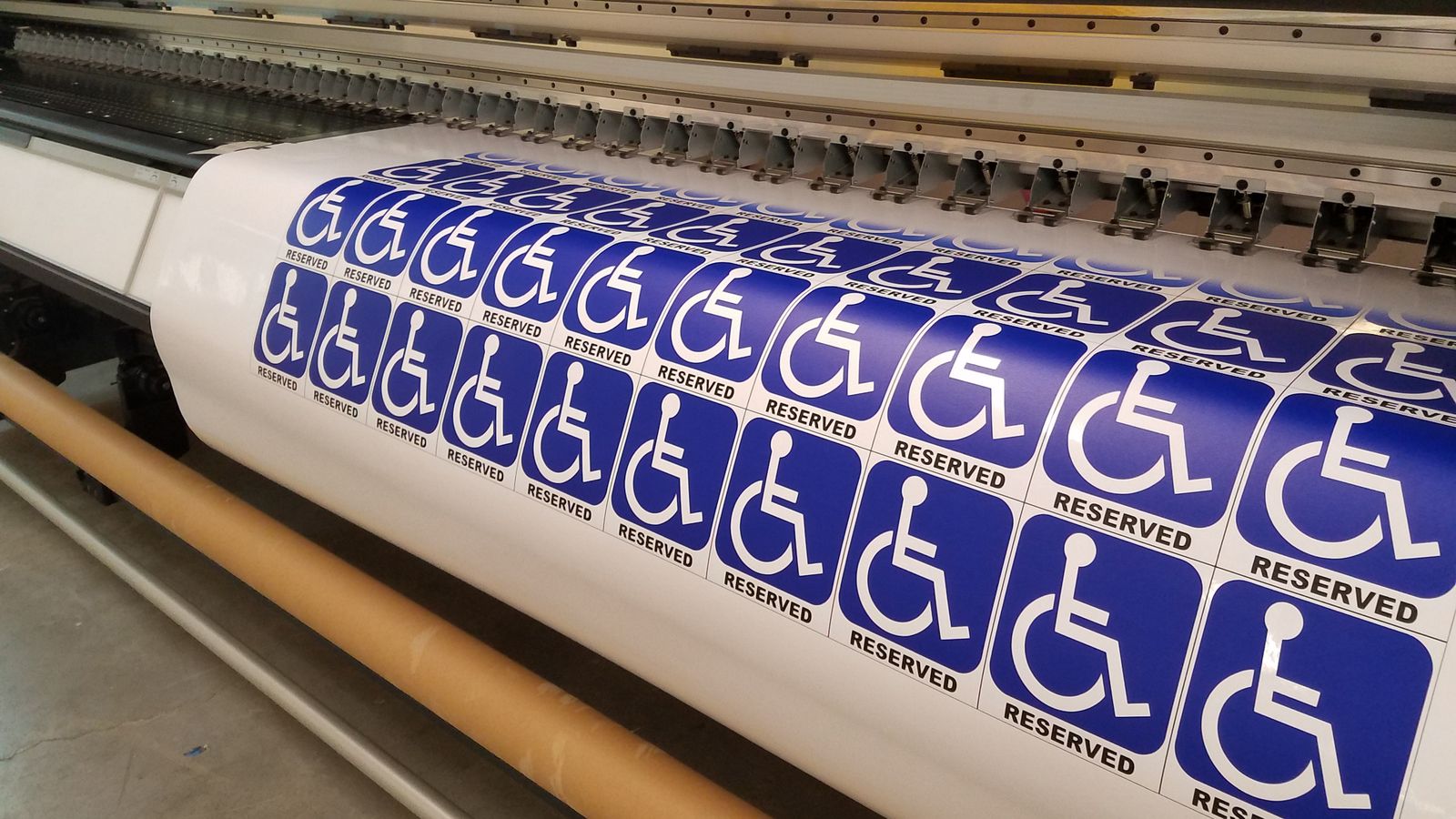 handicap stickers printing