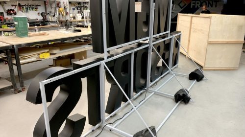 marquee letters with stand