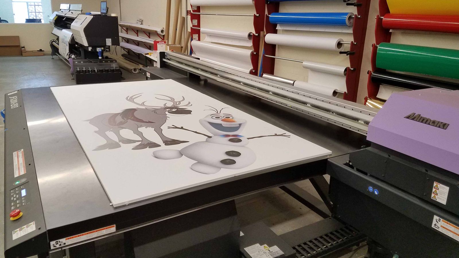 printing cartoon characters