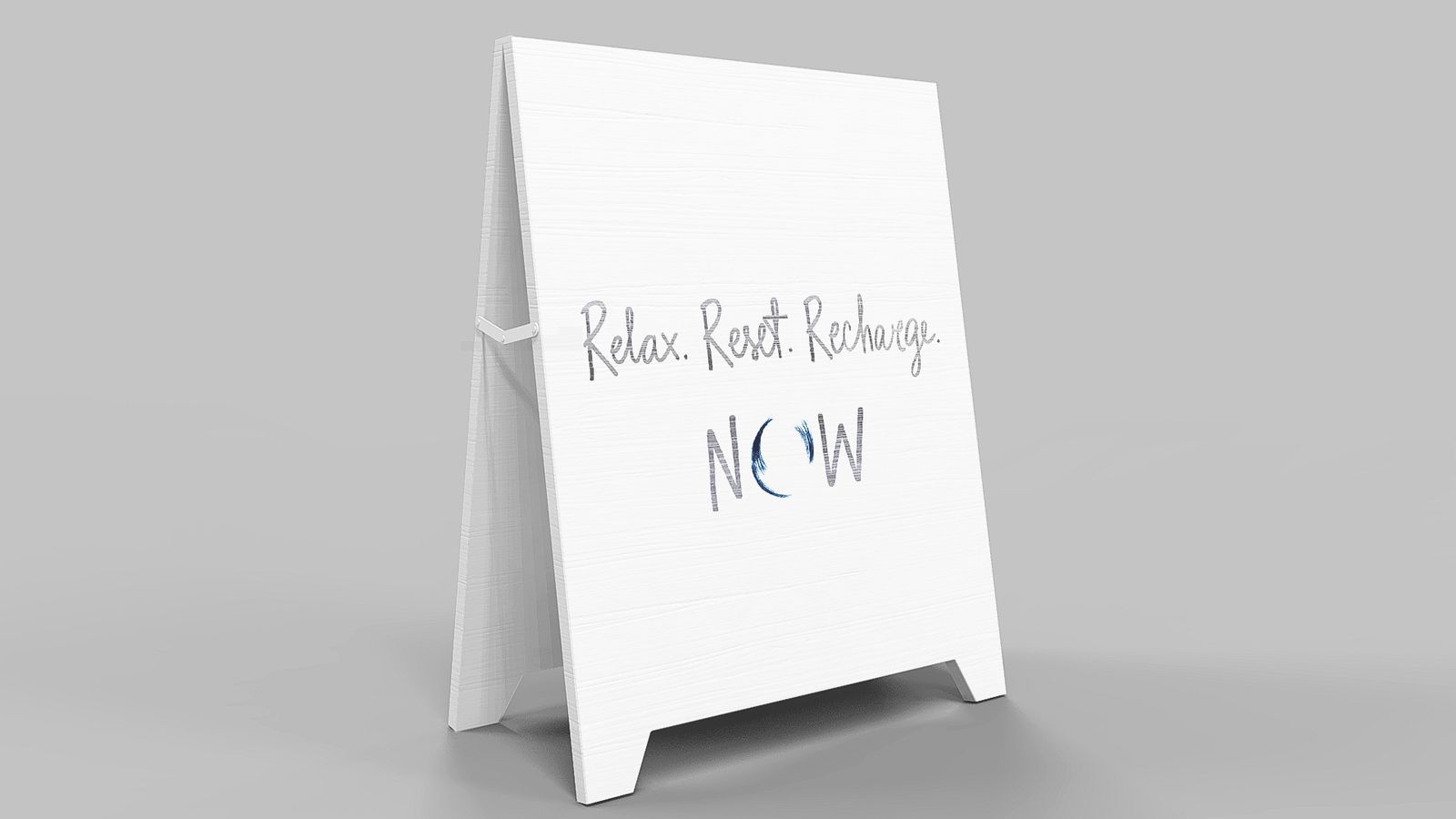 sandwich board 3d rendering