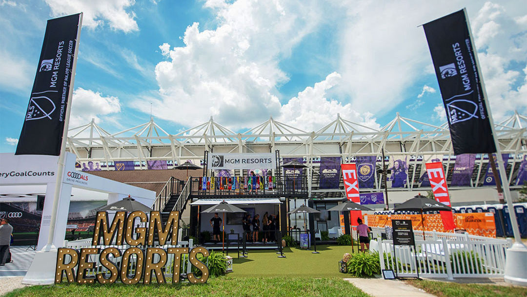 MGM Resorts marquee letters