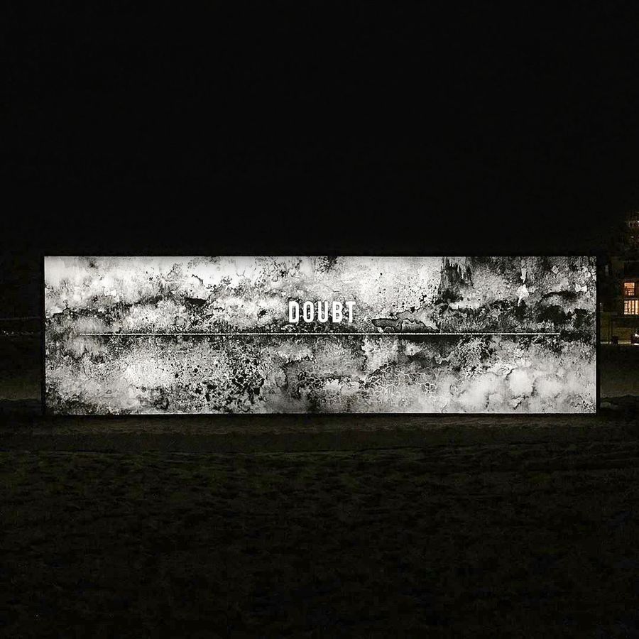 inner illuminated wall sign