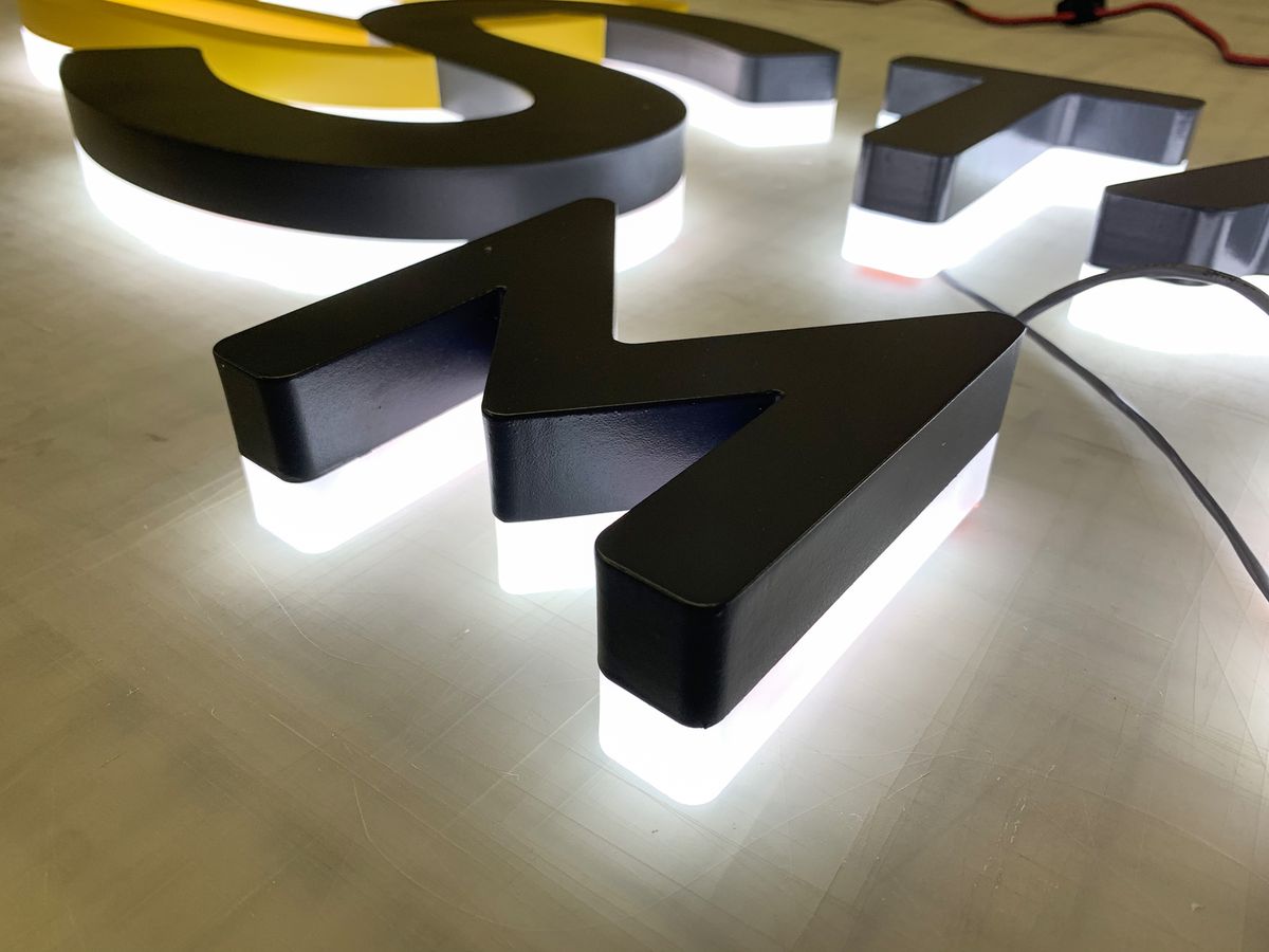 reverse illuminated letters