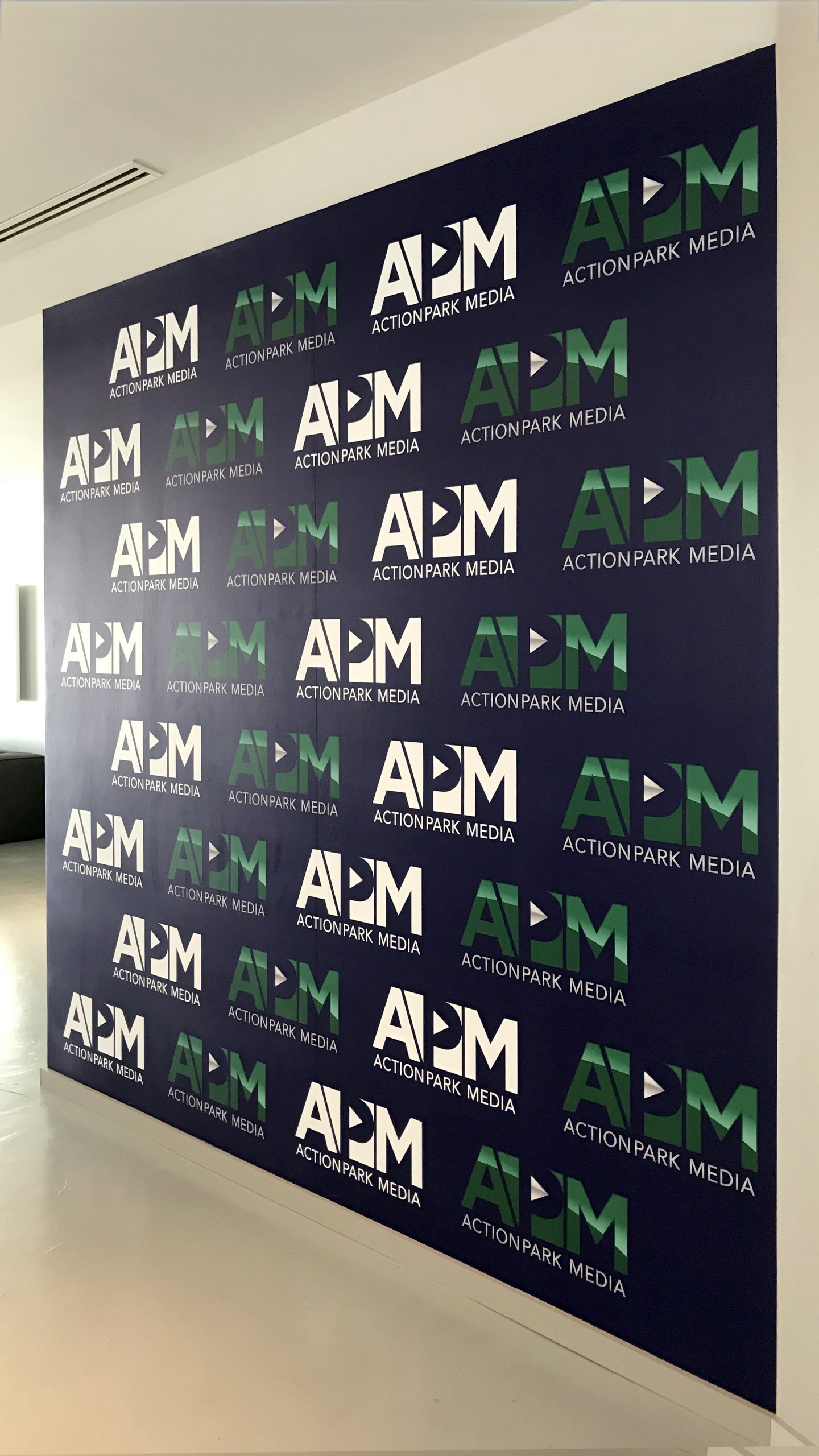 Actionpark media wall decals