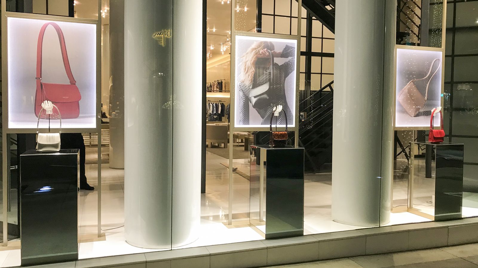 Giorgio Armani Storefront displays