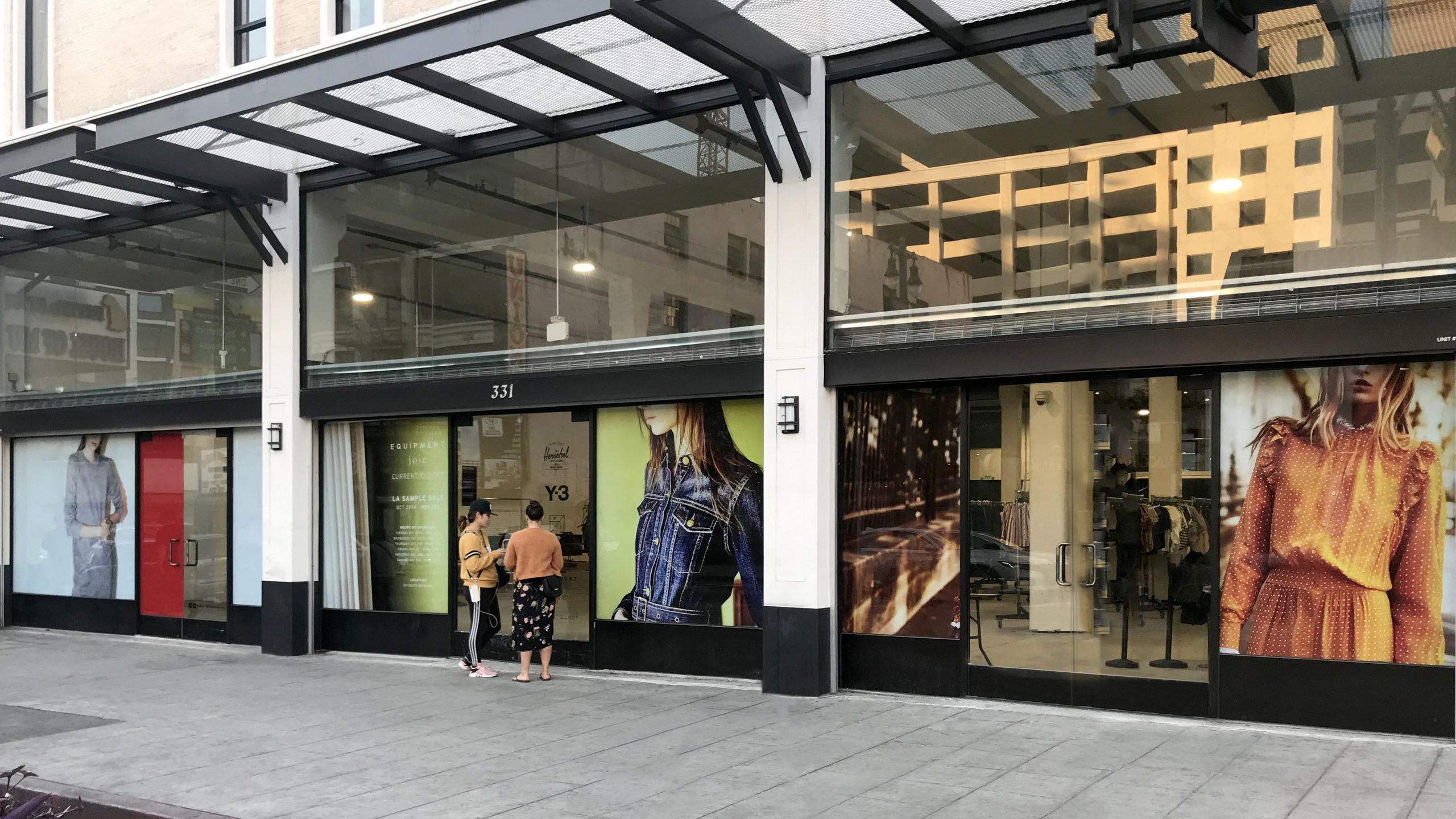 clothing store static cling
